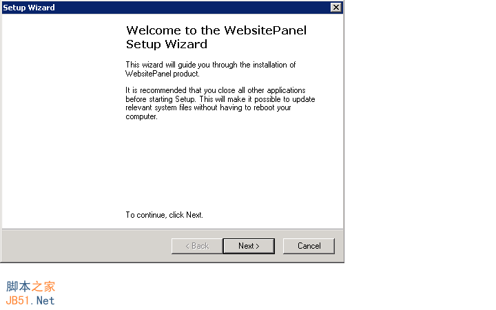 WebsitePanel Standalone Server安装2
