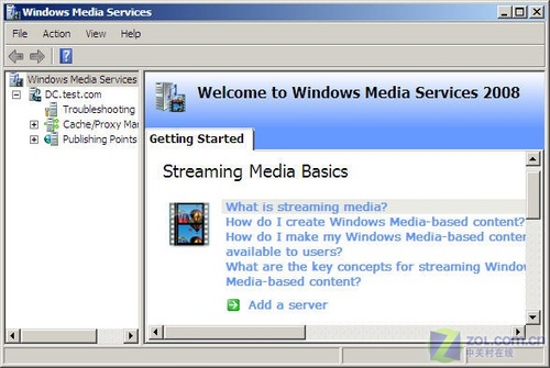 Windows Server 2008构架流媒体服务器no
