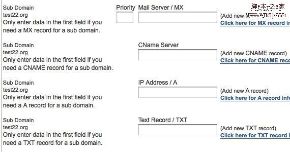 dns management MyDomain 免费DNS服务,包含网页转址、邮件转址及DNS设定