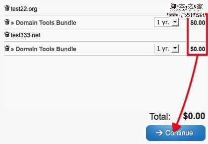 shopping cart MyDomain 免费DNS服务,包含网页转址、邮件转址及DNS设定