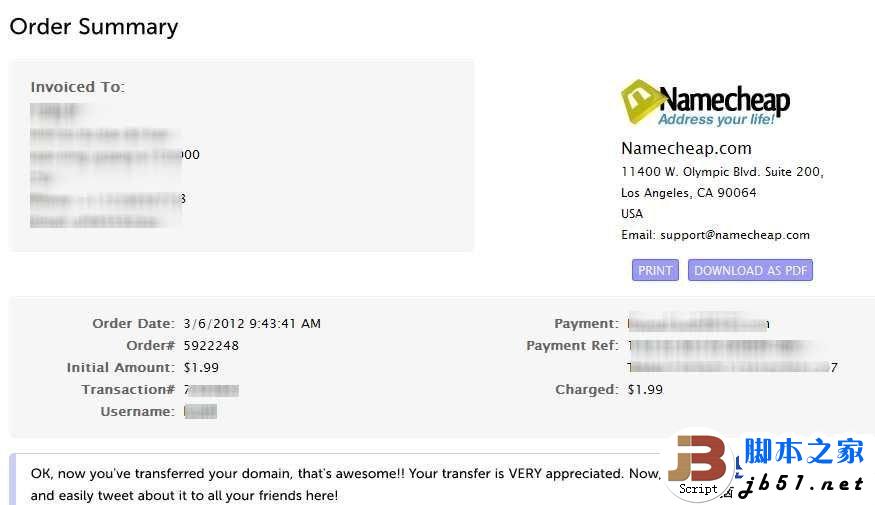 GodaddyתƵNamecheap̡̳ͼ_jb51.net